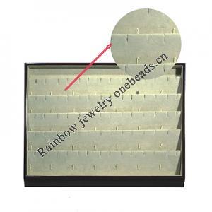 Jewelry Display, Material:PU+MDF, About 350x240x40mm, Sold by Box