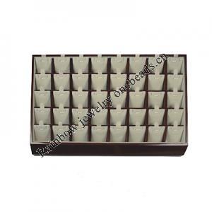 Jewelry Display, Material:PU+MDF, About 350x240x30mm, Sold by Box