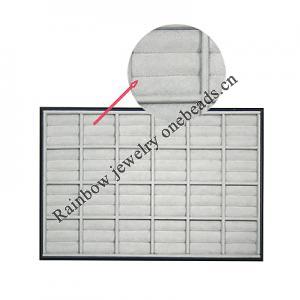 Jewelry Display, Material:PU+MDF, About 350x240x30mm, Sold by Box