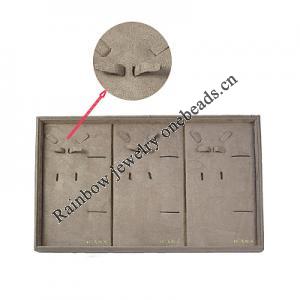 Jewelry Display, Material:PU+MDF, About 350x240x30mm, Sold by Box