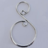 Connector Zinc Alloy Jewelry Findings Lead-free, 39x21mm Hole:2mm, Sold by Bag