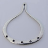 Connector Zinc Alloy Jewelry Findings Lead-free, 33x30mm Hole:1mm, Sold by Bag