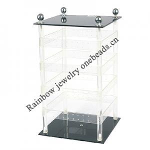 Jewelry Display, Material:Acrylic, About 200x200x300mm, Sold by Box