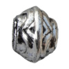 Jewelry findings, CCB plastic European style Beads Antique silver, 15x20mm Hole:5mm, Sold by Bag