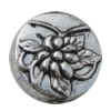 Jewelry findings, CCB plastic Beads Antique silver, Flat Round 20mm Hole:1.5mm, Sold by Bag