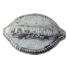 Jewelry findings, CCB plastic Beads Antique silver, 30x22mm Hole:2.5mm, Sold by Bag