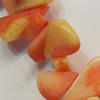 Coral Beads, Flat Teardrop About 9x16mm Hole:0.1mm, Sold by KG