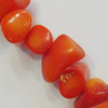 Coral Beads, Nugget About 7-10mm Hole:0.1mm, Sold by KG