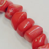 Coral Beads, Nugget About 7-10mm Hole:0.1mm, Sold by KG