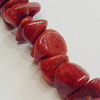 Coral Beads, Nugget About 7-14mm Hole:0.1mm, Sold by KG