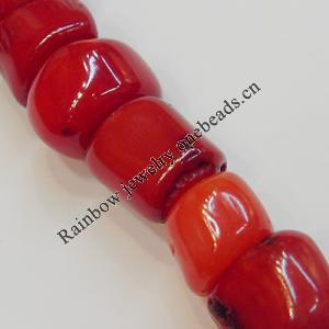 Coral Beads, Nugget About 7x7mm Hole:0.1mm, Sold by KG