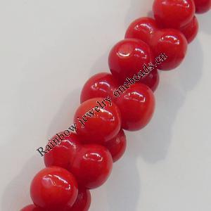 Coral Beads, Calabash About 9x5mm Hole:0.1mm, Sold by KG