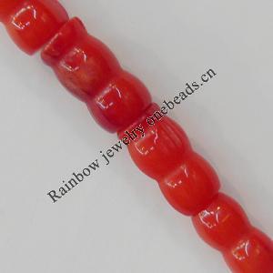 Coral Beads, 11x5mm Hole:0.1mm, Sold by KG