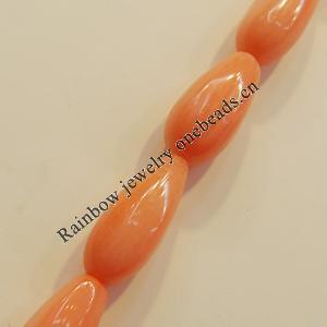 Coral Beads, Teardrop 12x5mm Hole:0.1mm, Sold by KG