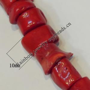 Coral Beads，Size:about 15x10mm Hole:0.1mm, Sold by Kg 