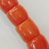 Coral Beads，Column Size:about 21x17mm Hole:0.1mm, Sold by Kg