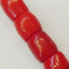 Coral Beads，Drum Size:about 15x14mm Hole:0.1mm, Sold by Kg