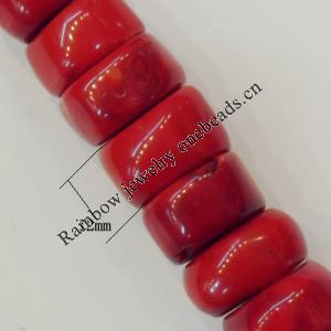 Coral Beads，Flat Round Size:about 12x12mm Hole:0.1mm, Sold by Kg