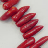 Coral Beads，Size:about 42x13mm Hole:0.1mm, Sold by Kg 