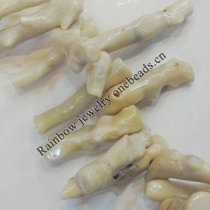 Coral Beads，Size:about 48x12mm Hole:0.1mm, Sold by Kg 