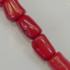 Coral Beads，Column Size:about 23x16mm Hole:0.1mm, Sold by Kg