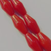 Coral Beads，Bicone Size:about 9x4mm Hole:0.1mm, Sold by Kg