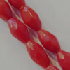 Coral Beads，Faceted Bicone Size:about 8x4mm Hole:0.1mm, Sold by Kg