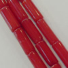 Coral Beads，Column Size:about 7x3mm Hole:0.1mm, Sold by Kg