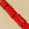 Coral Beads，Column Size:about 12x6mm Hole:0.1mm, Sold by Kg