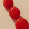 Coral Beads，Flat Oval Size:about 10mm Hole:0.1mm, Sold by Kg