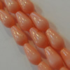 16-Inch Coral Beads，Teardrop  Size:about 9.5x5mm Hole:0.1mm, Sold by Strand