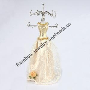 Jewelry Display, Material:Wood, About 125x125x355mm, Sold by Box 