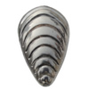 Jewelry findings, CCB plastic Beads platina plated, 30x19mm Hole:2mm, Sold by Bag