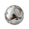 Jewelry findings, CCB plastic Beads platina plated, Round 23x23mm Hole:3mm, Sold by Bag