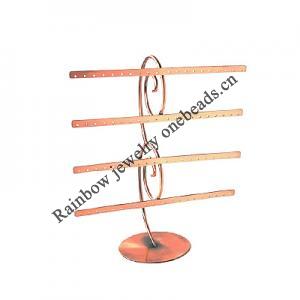 Jewelry Display, Material:Iron, About 85x250x155mm, Sold by Box