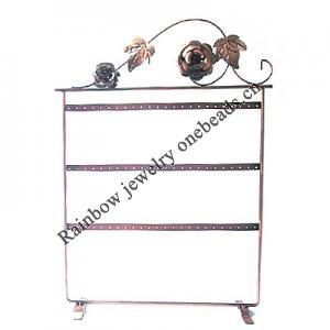 Jewelry Display, Material:Iron, About 95x120x430mm, Sold by Box