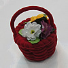 Jewelry Box for Rings, Flower Basket 70x49mm, Sold by Box 