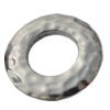 Jewelry findings, CCB plastic Donut platina plated, 43x22mm, Sold by Bag