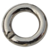 Jewelry findings, CCB plastic Donut platina plated, 19x11mm, Sold by Bag