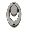 Jewelry findings, CCB plastic Connector platina plated, 28x16mm Hole:1.5mm, Sold by Bag