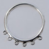 Connector Zinc Alloy Jewelry Findings Lead-free, 38x35mm Hole:1mm, Sold by Bag