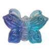 Dichroic Plastic Beads, Butterfly 22x16mm Hole:2mm, Sold by Bag