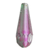 Dichroic Plastic Pendants, 20x8mm Hole:1mm, Sold by Bag