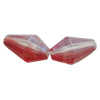 Dichroic Plastic Beads, Bicone 12x7mm Hole:1.5mm, Sold by Bag