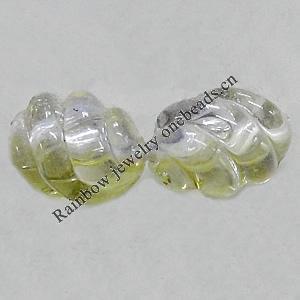 Dichroic Plastic Beads, 12x8mm Hole:1mm, Sold by Bag