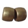 Spray-Painted Plastic Beads, Drum 9x6mm Hole:4mm, Sold by Bag