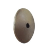 Spray-Painted Plastic Beads, Coin 18mm Hole:2mm, Sold by Bag