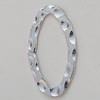 Iron Jumprings, Lead-Free Split, Oval 18x31mm, Sold by Bag