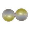 Dichroic Acrylic Beads, Round 8mm-20mm Hole:1.5mm, Sold by Bag