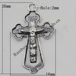 Pendant Zinc Alloy Enamel Jewelry Findings Lead-free, 26x16mm Hole:2mm, Sold by Bag